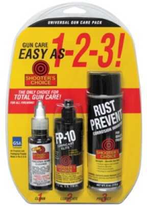 Shooter's Choice Universal Gun Care Liquid Bore Cleaner, FP-10, Rust Prevent Clam Pack CLP01
